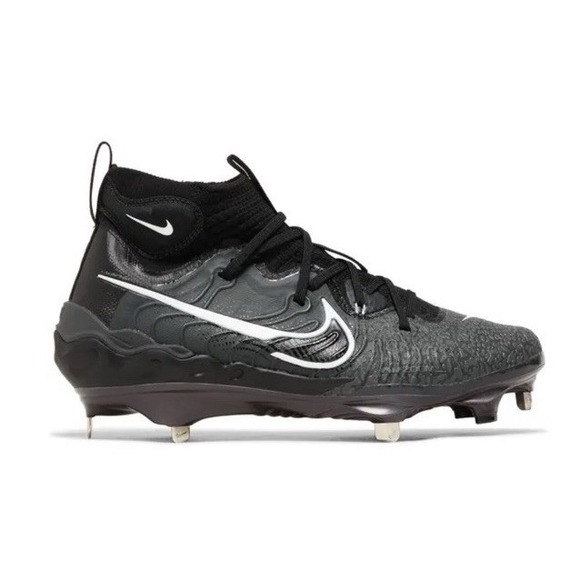 Nike Other - Nike Men Alpha Huarache NXT Black Dark Smoke Grey Cleats Size 7‎ New
